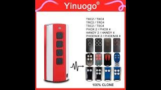 Yinuogo - YNG605 - How to clone For PHOENIX2 PHOENIX4 PHOX2 PHOX4 TXC TRC TSC HANDY remote control ?