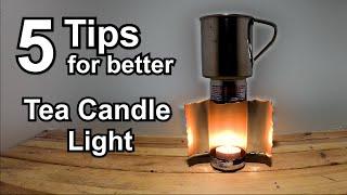 5 ways to light your camp with a tealight candle