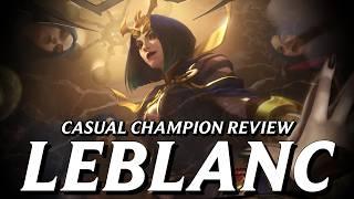 LeBlanc SHOULD be resplendent but she looks revolting  Casual Champion Review