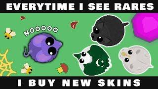 EVERYTIME I SEE RARE I BUY NEW SKINS in MOPE.IO