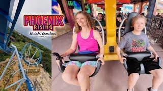 Riding Floridas NEWEST Roller Coaster Phoenix Rising at Busch Gardens Tampa