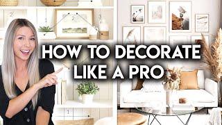 8 HOME DECOR STYLING TIPS  DESIGN HACKS YOU SHOULD KNOW