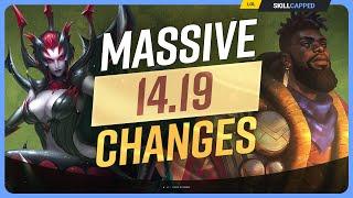 NEW PATCH 14.19 CHANGES MASSIVE ITEM & RUNE UPDATE - League of Legends