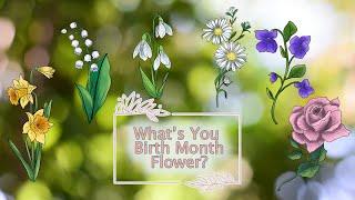 Drawing Birth Month Flowers For 2020 - Whats Your Flower?