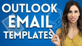 How To Create Email Templates in Outlook  My Templates & Quick Parts