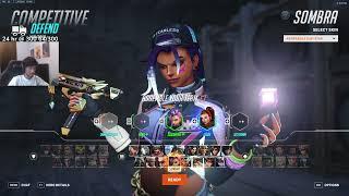 18300 Dmg 42 Elims Sugarfree Insane Sombra Season 7 Top 500 Gameplay Overwatch 2