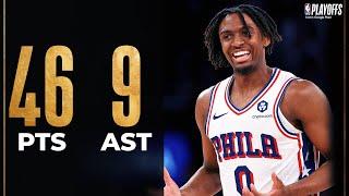 Tyrese Maxeys Playoff CAREER-HIGH Performance Keeps The 76ers Alive  April 30 2024