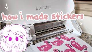 How I Made Stickers  Silhouette Portrait 3 Unboxing