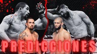  UFC ARABIA SAUDI algunas PREDICCIONES MAMALONAS  WHITTAKER VS CHIMAEV