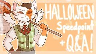 Halloween Speedpaint + Q&A