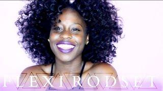 My Favorite Flexi Rod Set on Natural Hair