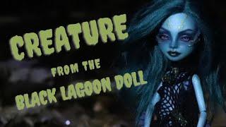 Creature from the Black Lagoon Halloween Collab w chr1s_creates  MONSTER HIGH Doll Repaint