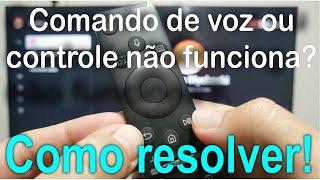 Comando de voz ou controle não funciona - TV Samsung