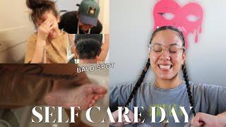 Self-Care Day & My Girlfriend Gives Me A BALD SPOT 