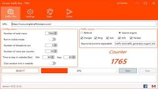 Simple Traffic Bot Pro  UNLIMITED FREE Traffic to your website  Traffic Generator  Web Traffic