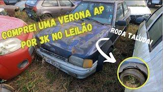 LEILÃO DE CARROS COMPREI UMA VERONA COM RODA TALUDA