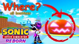 EVENTS All Pumpkins Locations - Sonic Speed Simulator - Roblox