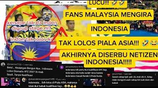 Timnas Malaysia Diserbuuu Netizen Indonesia