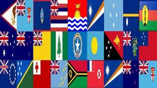 Flags of Australia and Oceania Countries I Australia and Oceania Countries with Flags