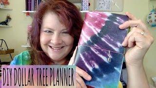 Dollar Tree DIY Fauxdori Travelers Notebook Tie Dye Planner