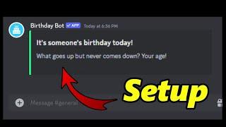 How To Setup Birthday Bot On Discord