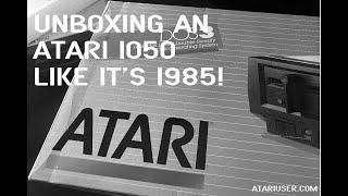 Atari 1050 Disk Drive Unboxing 