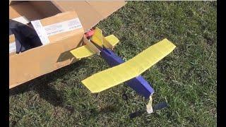 Balsa Veron Consul rubber powered test flights Hastings