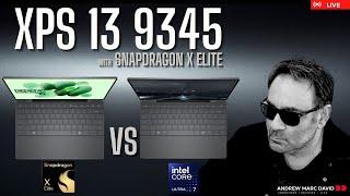 Dell XPS 13 9345 Snapdragon and 9340 Intel - Live Unboxing & Testing