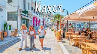Naxos Greece from the BEACH to the OLD TOWN walking tour 4k Greece 2024