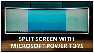 Easily Split Superwide Screen For FREE - Microsoft Power Toys