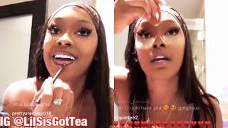 MIRACLE WATTS GOES LIVE ON INSTAGRAM AND SHOWS FANS HER QUICK EASY EVERYDAY MAKEUP ROUTINE GRWM