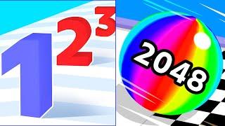 Ball Run 2048 Vs Number Master - All Levels Gameplay Android iOS G17D3E2WQ1I8