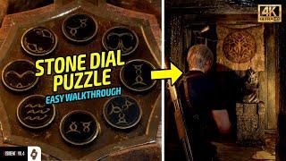 EASY GUIDE Stone Dial Puzzle Solution Small Cave  Resident Evil 4 Remake Walkthrough