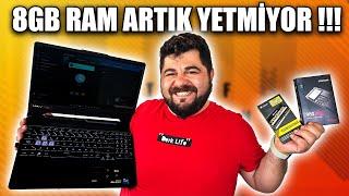 Öğrencilerin Gözde Notebooku Asus Tuf  F15 Aldım Ram Ve M.2. Yetmedi Upgrade Ettim