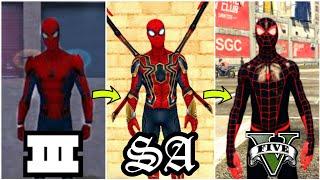 Evolution of Spider-Man Mods in Grand Theft Auto Games  2001-2020 