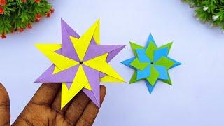 How to Make Easy Origami Star Step  DIY 3d Origami 3D Star Decoration  8 Pointed Star DIY