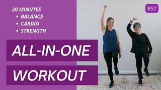 Get Moving 20 minute All in One Workout  Seniors Beginners