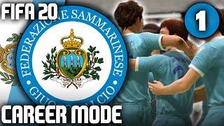 CAN SAN MARINO QUALIFY FOR THE EUROS??  FIFA 20 San Marino RTG Career Mode  Episode 1