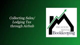 Collecting SalesLodging Tax through Airbnb