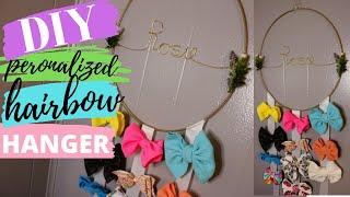 CUTE DIY HANGING HAIR BOW HOLDER