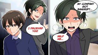 ［Manga dub］My coworker betrayed me because he thought I betrayed him but…
