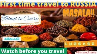 #110 Things to carry for FIRST Time Travelling RussiaWhat’s IMPORTANT and What’s NoT #indianspices