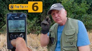 XP Deus real time metal detecting 6 top tips