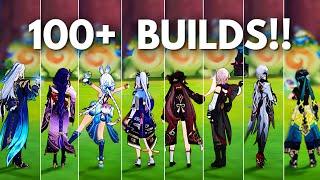 MORE THAN 100 Endgame Builds in 1 video  Genshin Impact