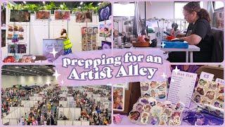 Preparing & Planning for a big Artist Alley  MCM London Comic Con 23 Studio Vlog