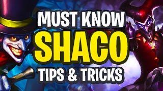 MUST KNOW SHACO TIPS & TRICKS  Shaco Guide