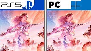 Horizon Forbidden West  PC vs PS5  Graphics Comparison  Analista De Bits