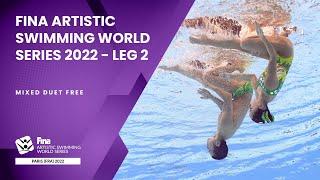 Re-Live Day 3  Mixed Duet Free - FINA Artistic Swimming World Series - Leg 2 - Paris