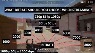 Nvidia NVENC Streaming Bitrate Comparison 720p 864p 1080p - PUBG or any FPS Game