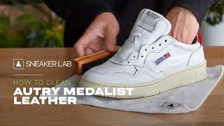 How To Clean Autry Medalist Leather Low Sneakers